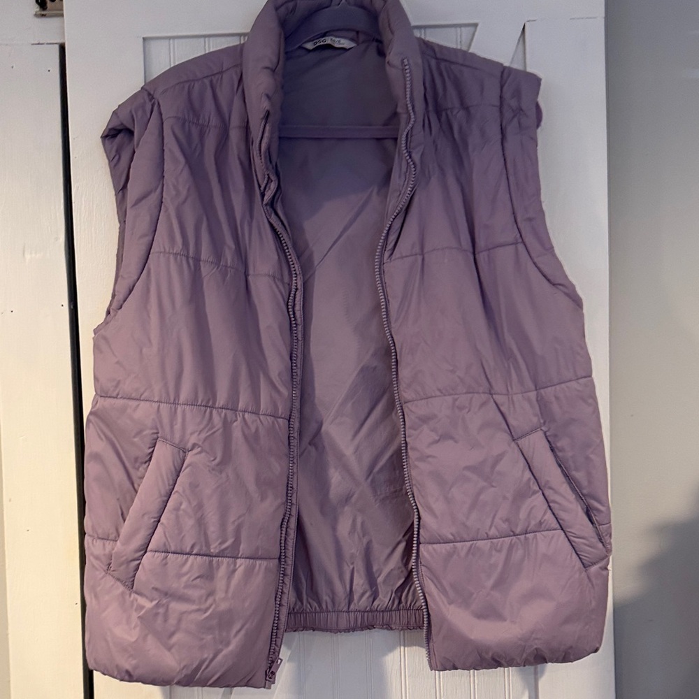 DSG Light Lavender Quilted Puffer Vest